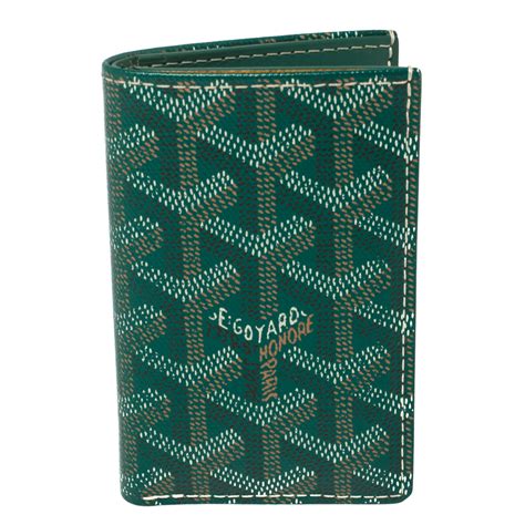 goyard st pierre green|Goyard saint pierre card wallet.